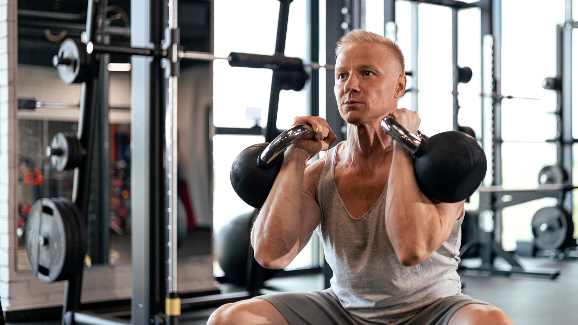 Man exercising to reduce chance of diabetes