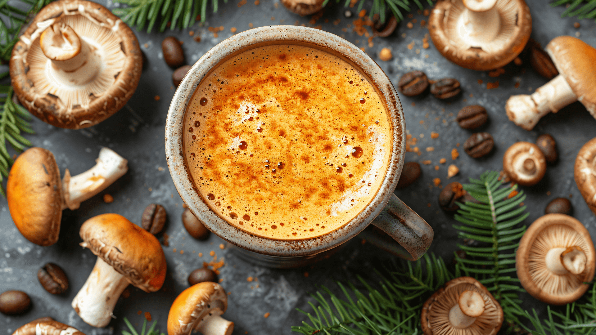 Mushroom coffee