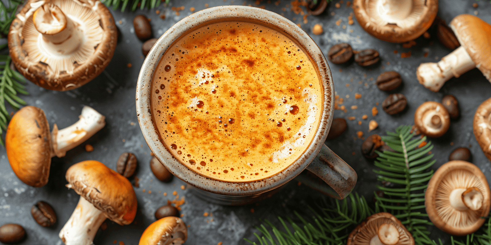 Mushroom coffee